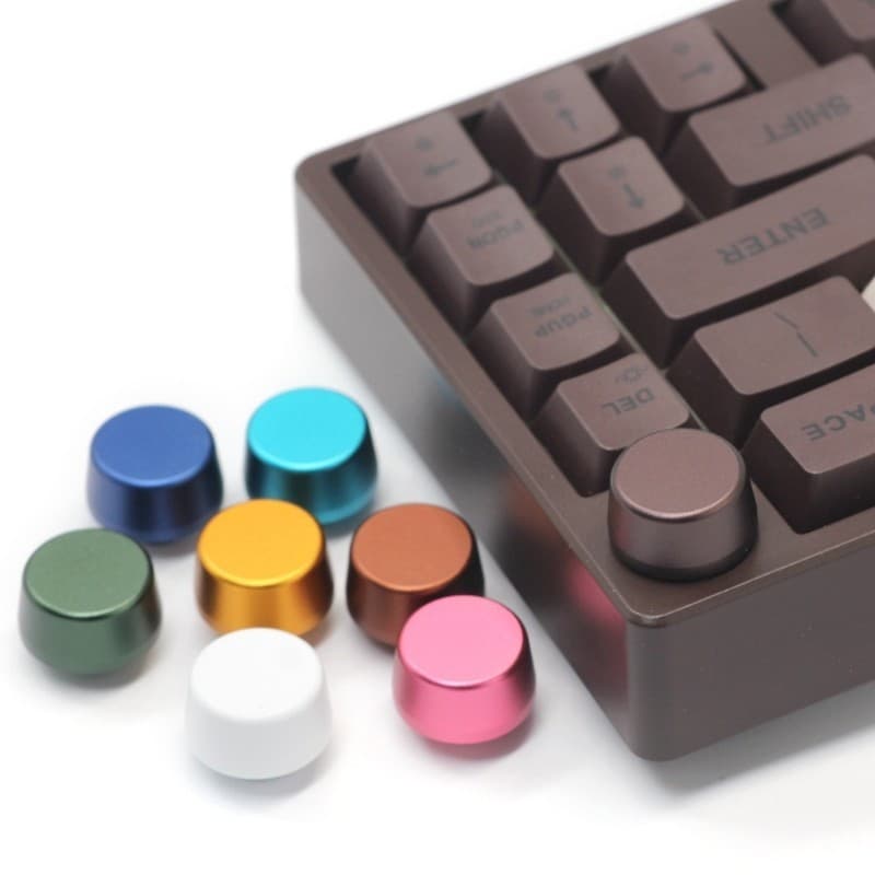 zzz Botão Redondo De Metal Para Teclados Mecânicos De Teclado C65 FEKER IK65 1 Unidade