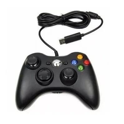 Controle Video Game Xbox 360 Com Fio Joystick Xbox360