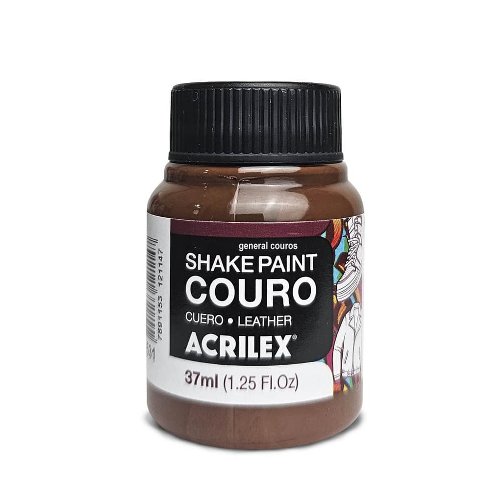 tinta para couro marrom shake paint sapatos e jaquetas