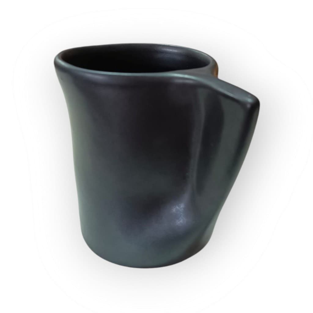 Caneca Cerâmica 350ml 11x10cm Orgânica Onix Digital