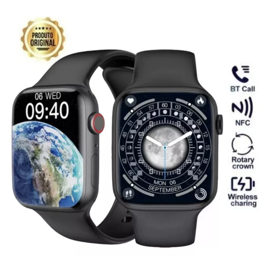 2025 Smartwatch S9 Relógio inteligenteBluetooth Call Heart Rate Smartwatch