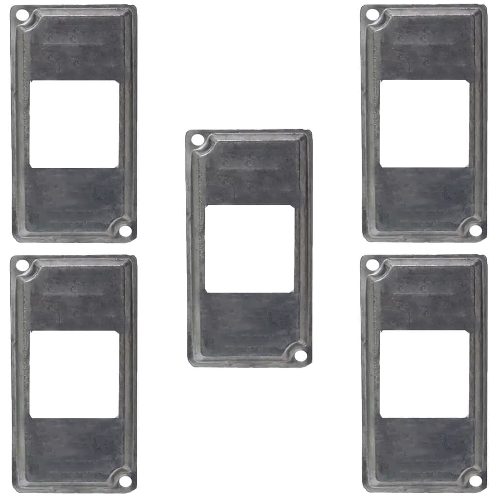 KIT 5 PLACA  2P P/CONDULETE 1"