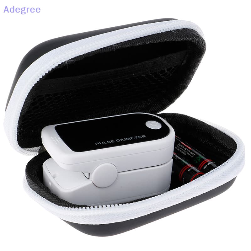 Adegree Monitor De Oxímetro De Pulso De Dedo Saco Digital De Oxigênio De Zíper Novo