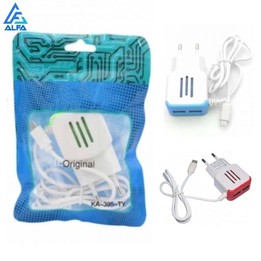 Carregador Turbo Celular Rápido V8 Tipo C Micro usb 2 Entrada Usb Android Portátil