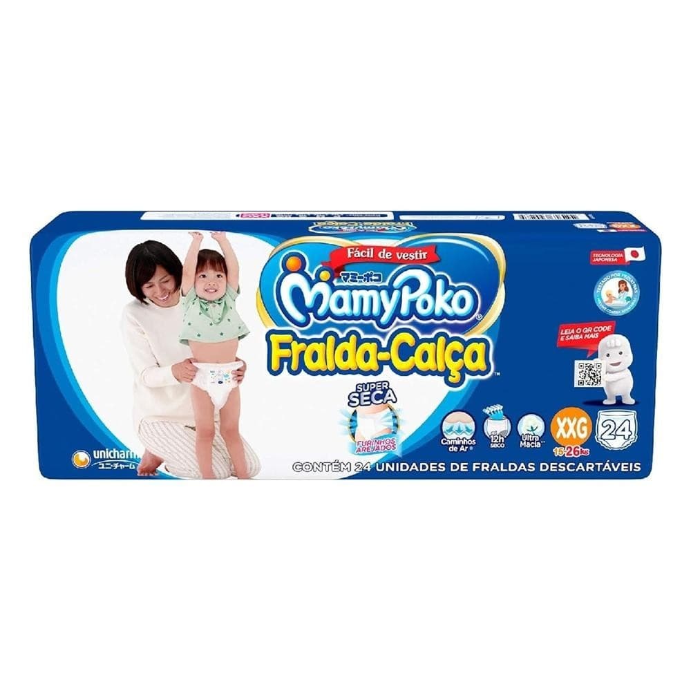 Fralda-Calca MamyPoko  XXG 24 Unidades