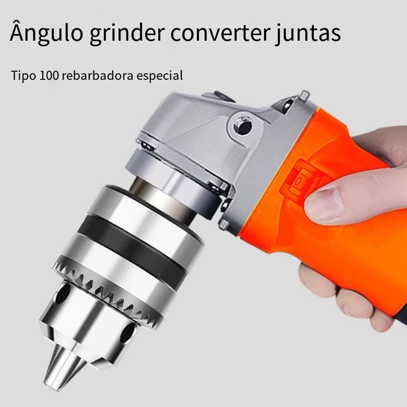 Mandril 3/8 Haste Adaptador Para parafusadeira de impacto Furadeira Broca Makita Bos