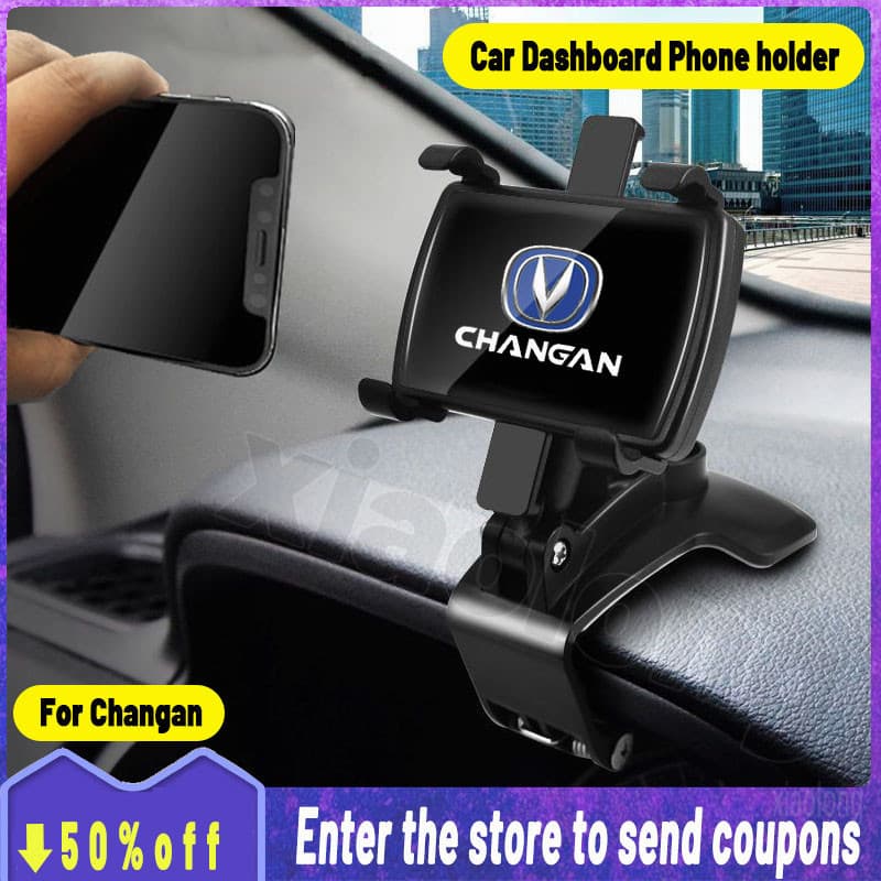 Para Changan Suporte De Telefone Carro Multifuncional Painel De Espelho Retrovisor Com Viseira Solar Da Moda Acessórios