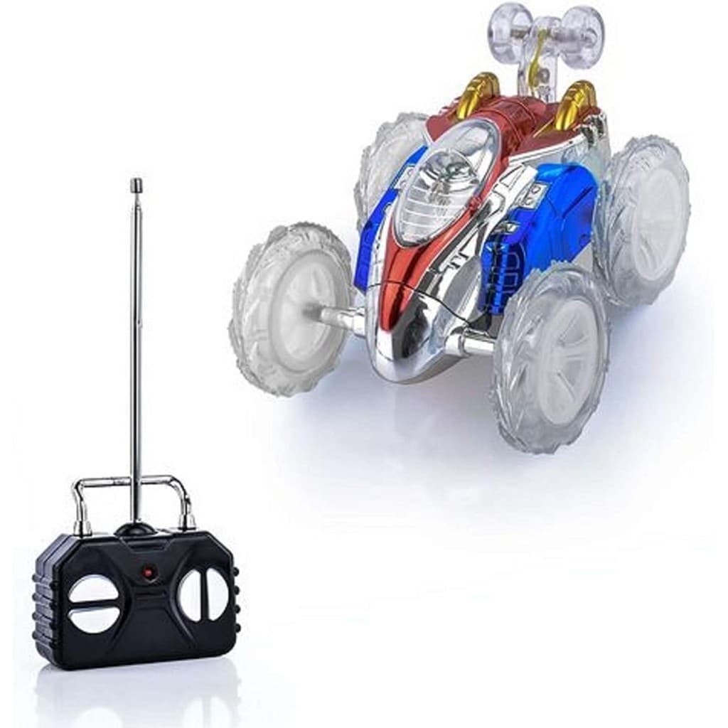 Carrinho Crazy de Controle Remoto Gira 360º com Luzes Coloridas