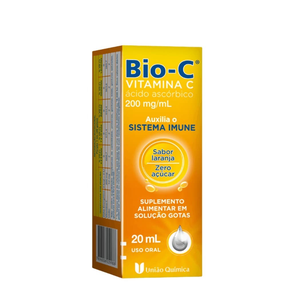 Suplemento Alimentar Bio-C Vitamina C 200mg/ml Gotas 20ml