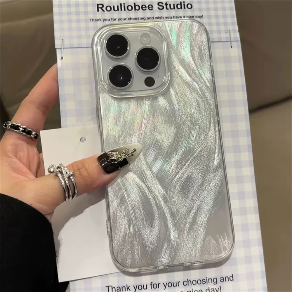 Para iPhone 17 16 15 14 11 12Pro Max 14 Plus 11Pro 12pm 13 iPhoneX Xs XR 13Pro 11Pro 6 6s 7 8 SE 2020 Capa De Penas De L