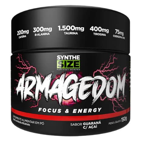 Pré treino Armagedom Beta alanina 150g - Synthesize