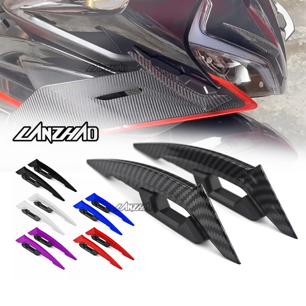 Kit De Acessórios Decorativos Para Motos Winglet Universal Scooter Wings Plug and Play CBR R15 R3 MT ADV