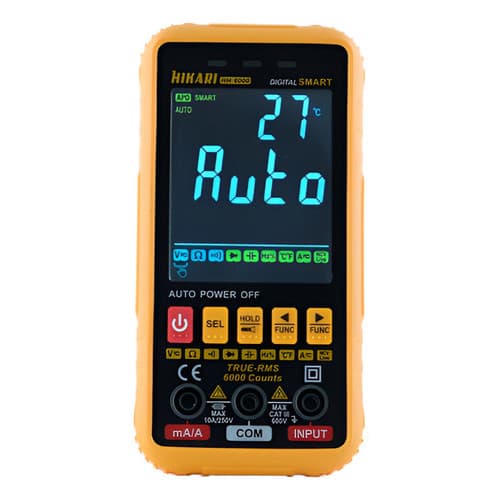 Multímetro Digital Hikari Hm-6000 Lcd 600v True Rms