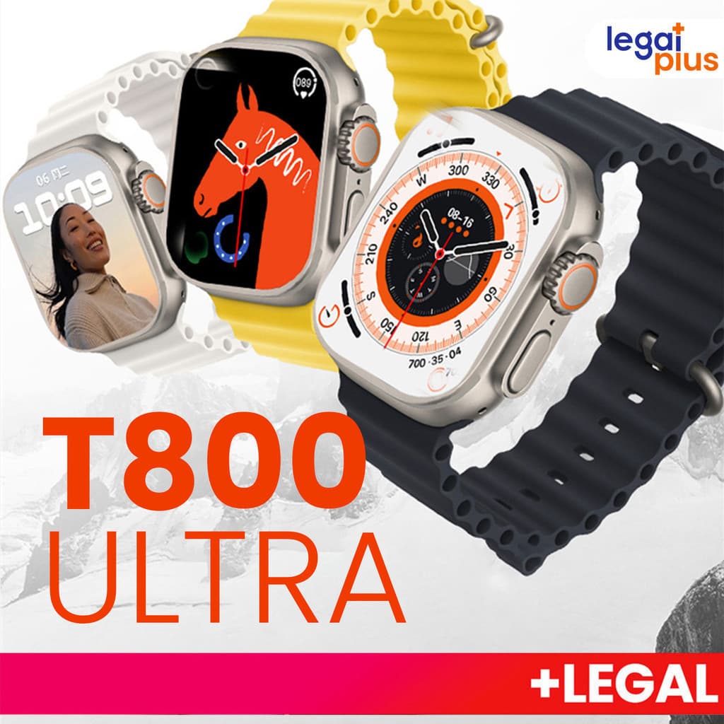 2026 Relógio Original Ultra-Smart Watch T800 ultra promax Temperatura Corporal Bluetooth Chamadas 45MM