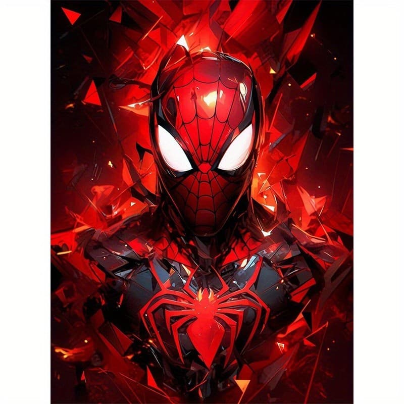 5D Kit De Pintura De Arte Com Diamante Redondo Tamanho Pequeno Super-Herói Homem-Aranha Bordado Mosaico Em Decoração De Casa Presente De Férias