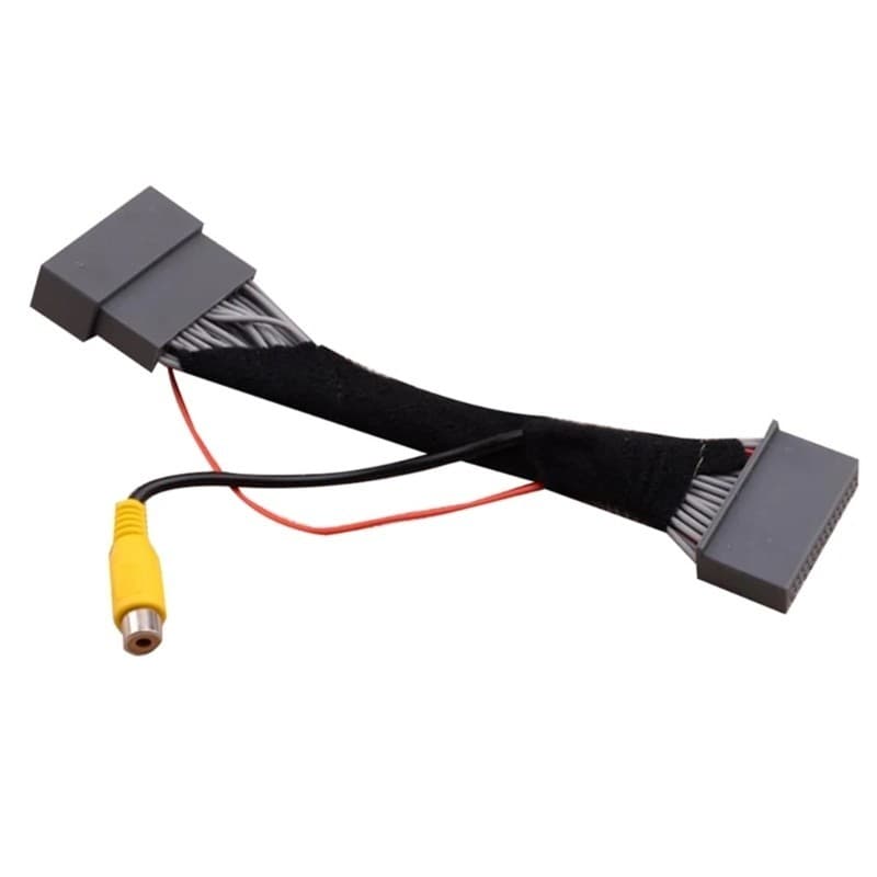 Adaptador Câmera Retrovisor, Conector Vídeo, Acessório Substituição, Fio Visão Traseira Do Carro