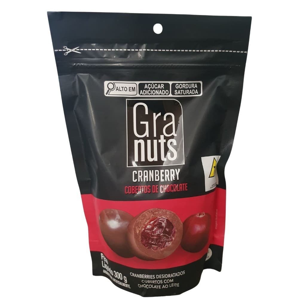 Cranberry Cobertas Chocolate Aoleite Importadas 300 Gr