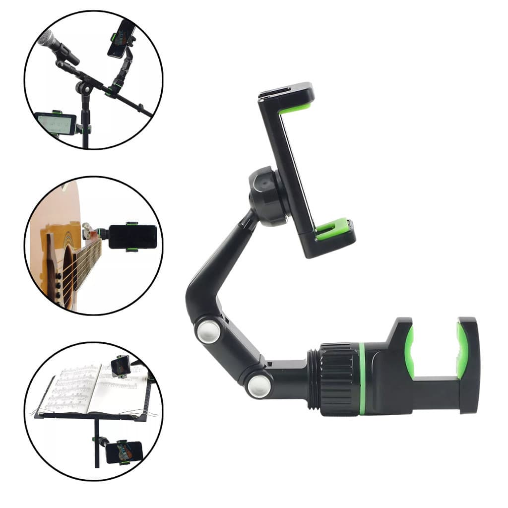 Suporte De Celular Clips Pedestal Violão Microfone veicular Universal mesa guitarra
