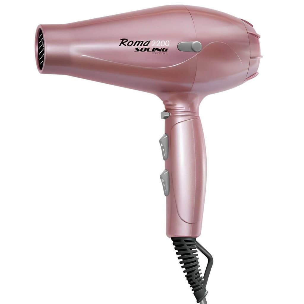 Soling Secador de Cabelo Profissional Roma Rose Gold 220/240V - 1800/2200W
