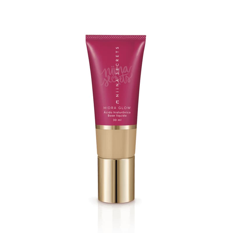 Base Líquida Niina Secrets Hidra Glow Cor 25 30ml -  [100% ORIGINAL EUDORA]