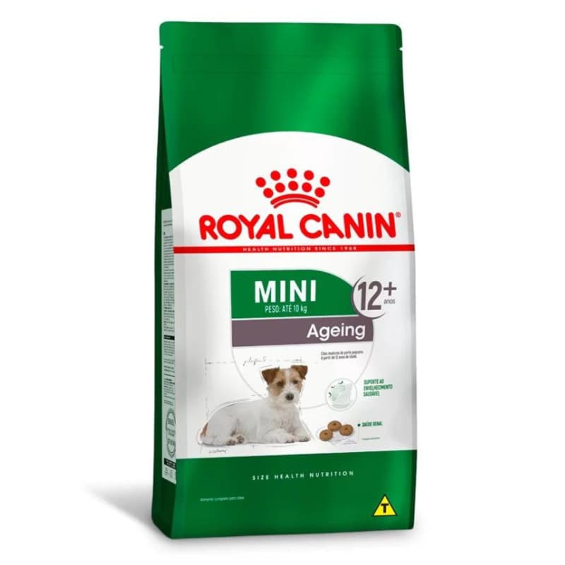 Ração Royal Canin Mini Ageing 12+ para Cachorros Idosos de Raças Mini 2,5kg