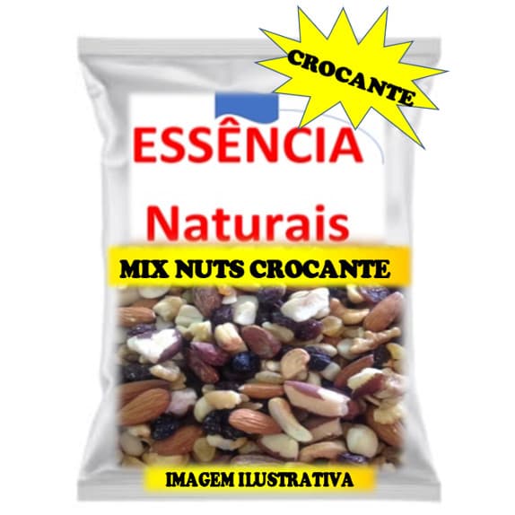 Mix Castanhas Dieta Saudável - Mix de Nuts Castanhas, Amendoim, Castanha de Caju, Uva Passa, Amêndoa