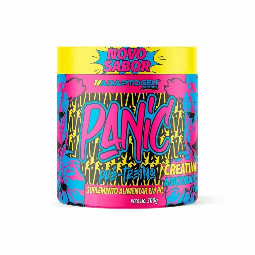 Panic Pré Treino 300g Kiwi Energia Foco Treino Intenso