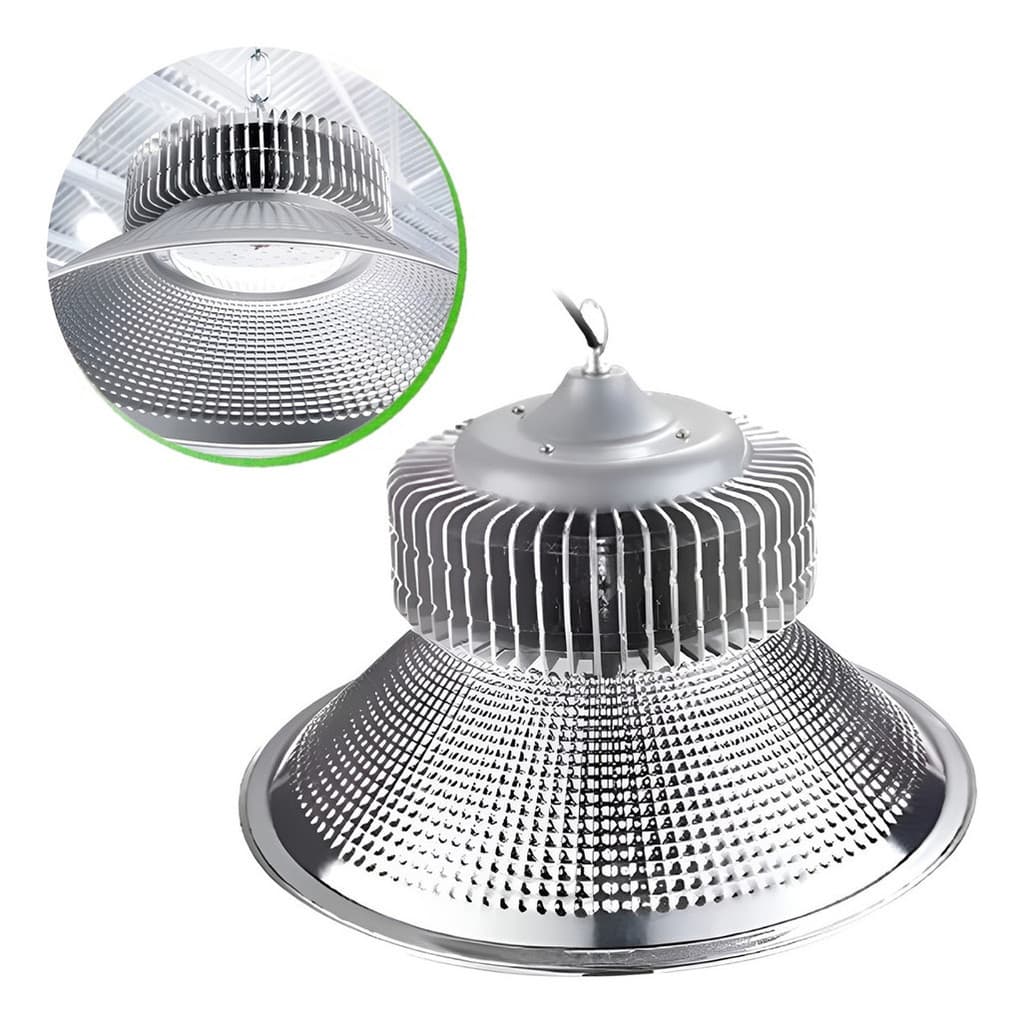 Luminária Ufo 150w Led High Bay Luz 6500k Galpão Industrial Lâmpada LED Bivolt Iluminação Refletor Holofote