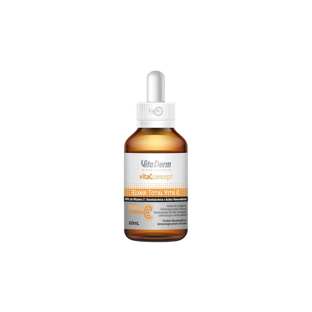 Elixir Total Vita C 60ml Vita Derm Vita C Concept 40% Nano Vitamina C