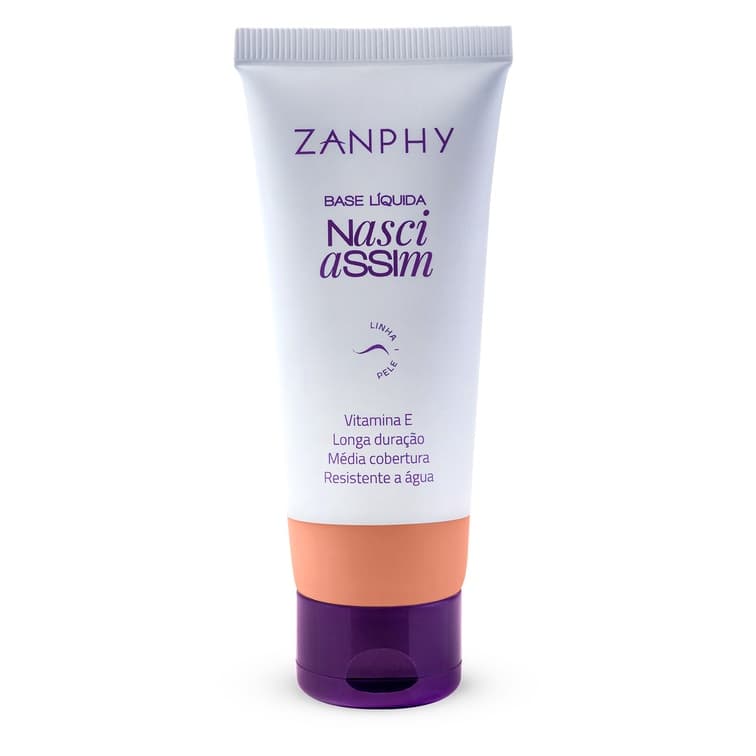 Base Liquida Matte Nasci Assim Cor 04 Linha Pele - ZANPHY