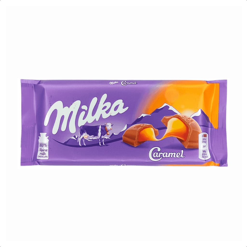 Chocolate Milka Caramel ao Leite com Caramelo 100g