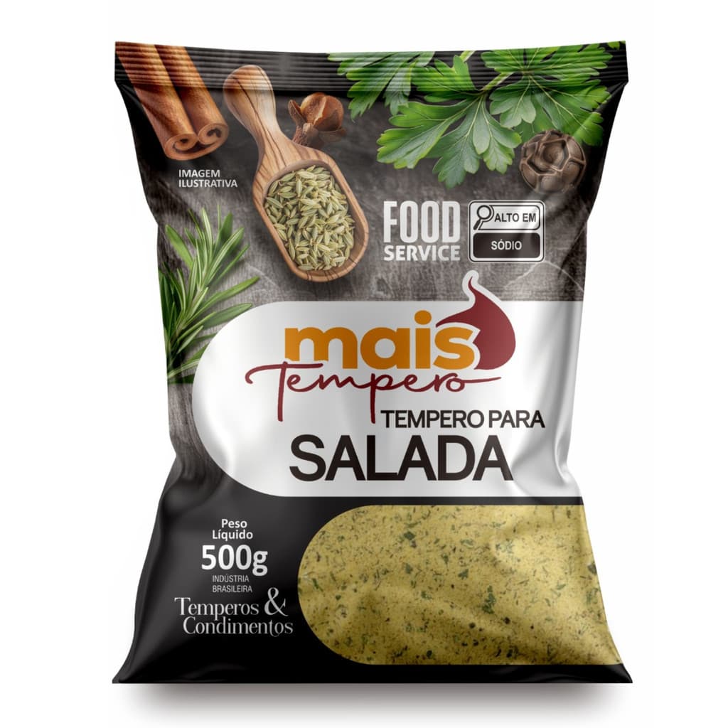 Tempero Para Saladas 500g Ou 1kg - Mais Tempero