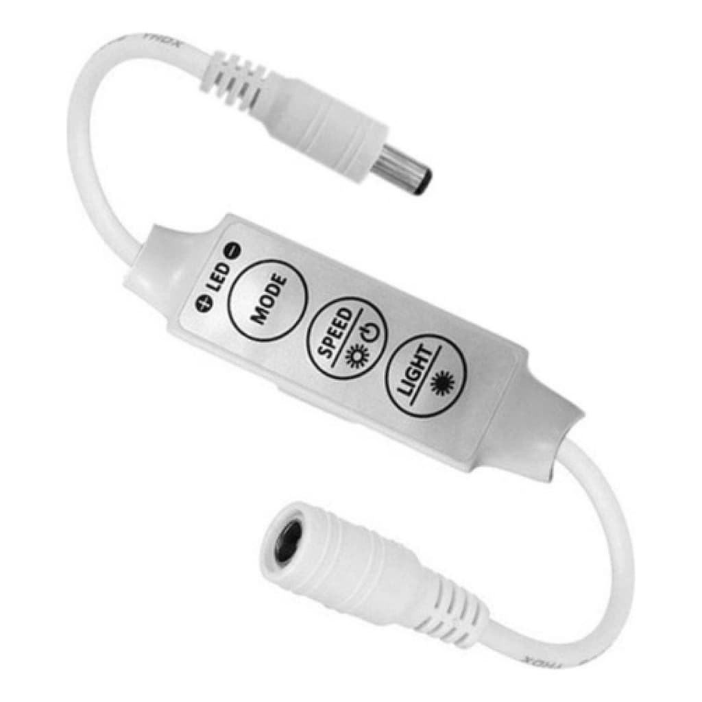 Dimerizador Central Mini Controle Dimmer Fita LED Luminária Barra Led 5a 24v Com fonte Bivolt