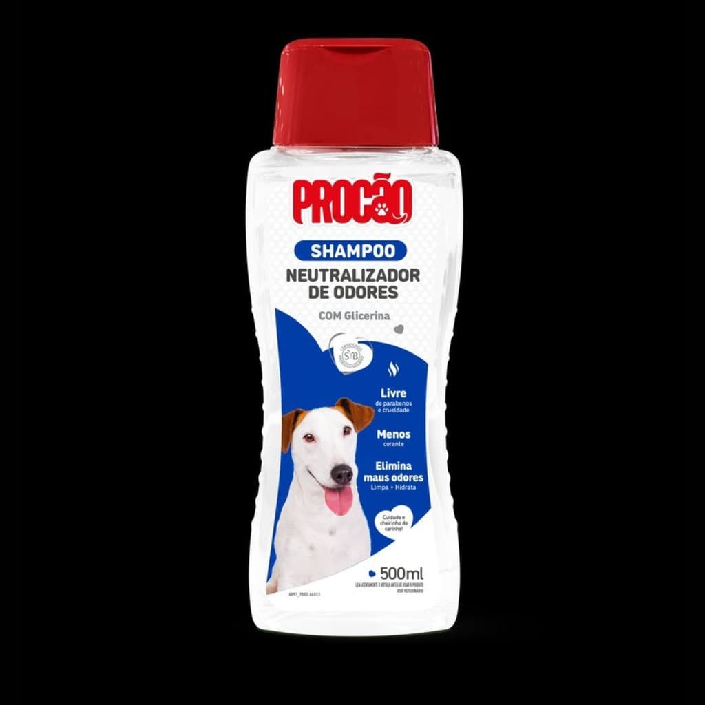 Shampoo Neutralizador de Odores para Cães e Gatos Procão