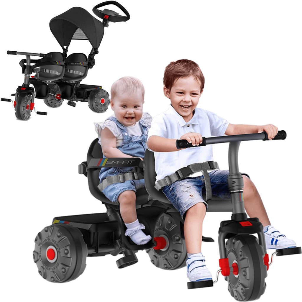 Carrinho de Passeio e Pedal Bandeirante Smart Capota 2 Lugares