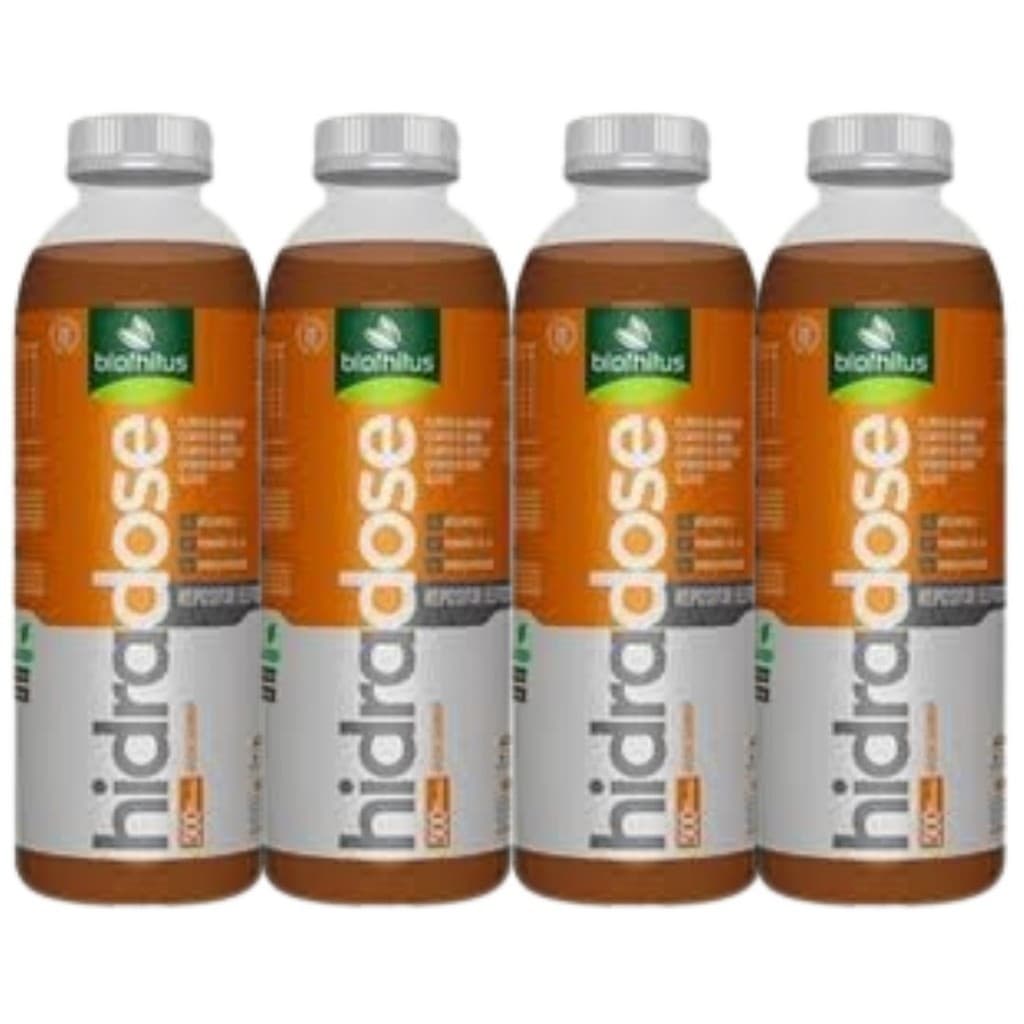 Kit 4 Hidradose Guaraná Repositor Eletrolítico 480mL Biophitus