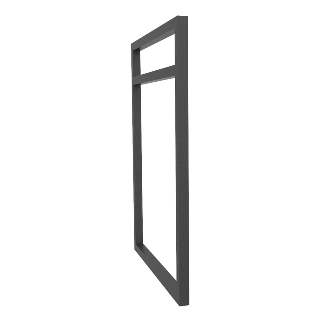 Suporte duplo para prateleira nicho industrial suspenso parede 41x30cm
