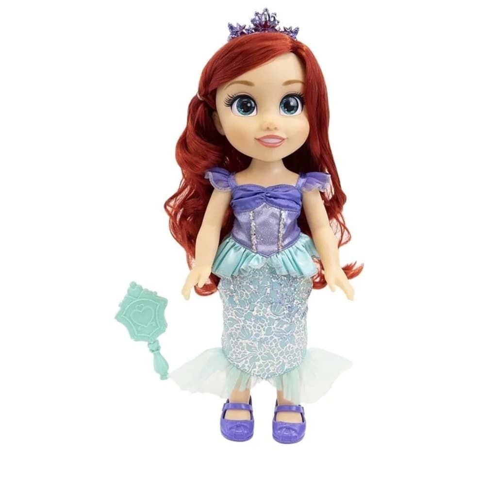 Brinquedo Infantil Boneca Princesas Articulada Ariel 38cm Multikids - BR1916