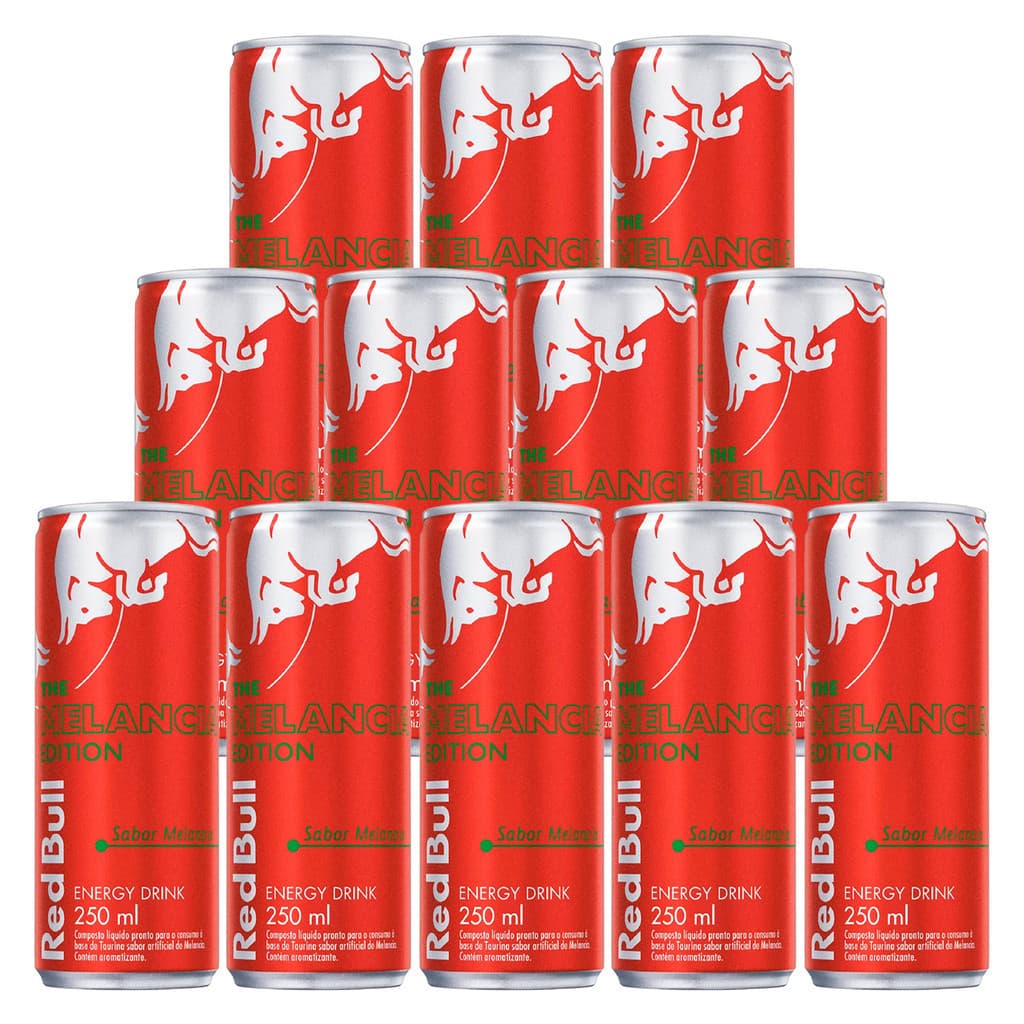 Energético Red Bull Melancia 250ml 12 Unidades