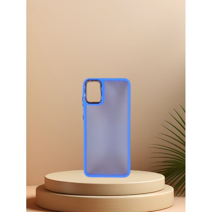 Capinha Capinha  De Celular Compatível A05 Transparente Fosca Com Borda Quadrada Anti-Impacto REF WIM