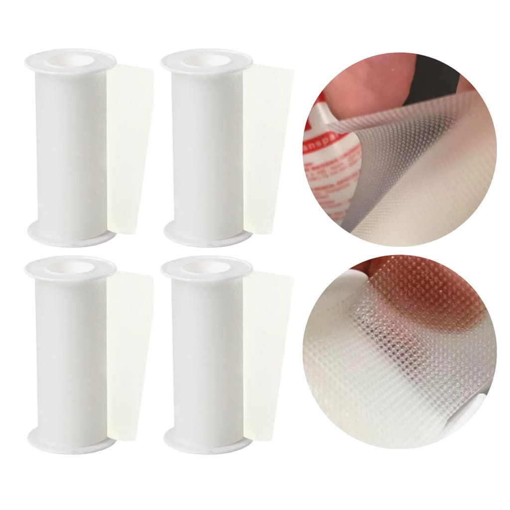Kit 4 Esparadrapo transparente 10x4,5 grande curativo transparente