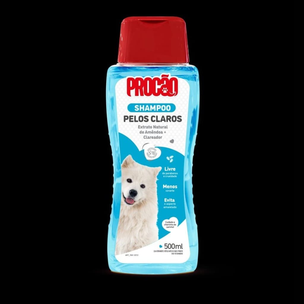 Shampoo Pelos Claros para Cães e Gatos Procão