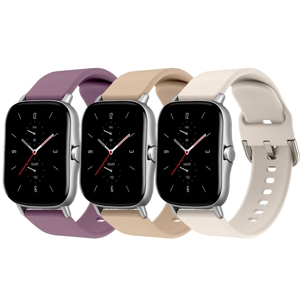 Pulseira de Silicone para Smartwatch Amazfit  GTS 4/3/2 Bip 3 Pro / Bip U Pro / GTR MINI 20mm