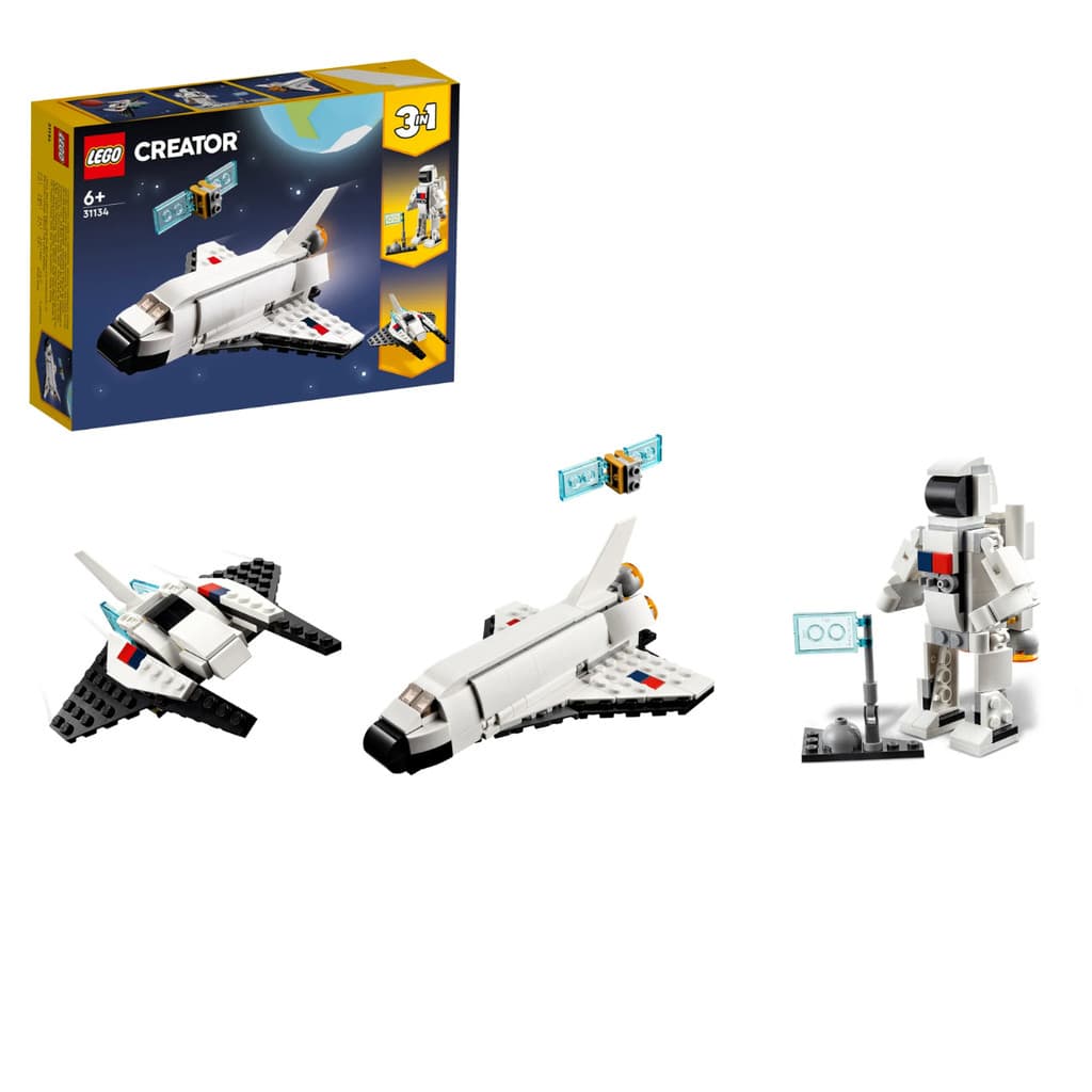 Lego Creator 3 em 1 Ônibus Espacial Blocos de Montar 144 Peças De Construção 31134
