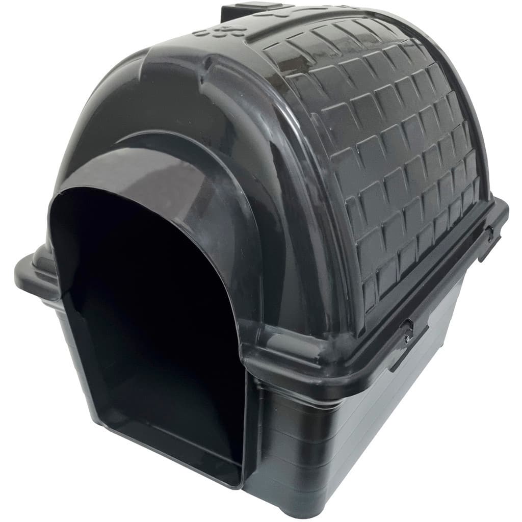 Casinha Cachorro Gato Furacão Pet Iglu Raças de Porte Pequeno Black N1