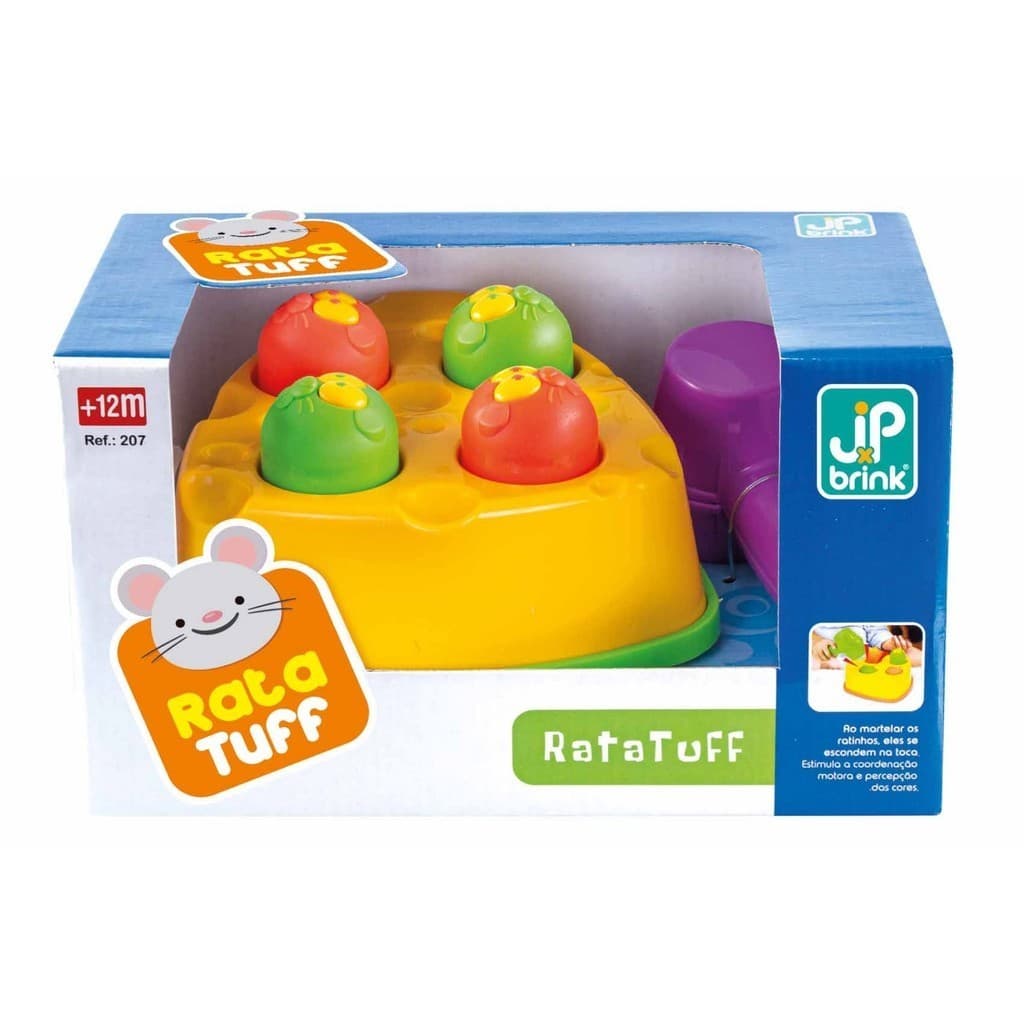 Brinquedo Martelo Rata Tuff Brinquedo educativo bebê Bate martelo