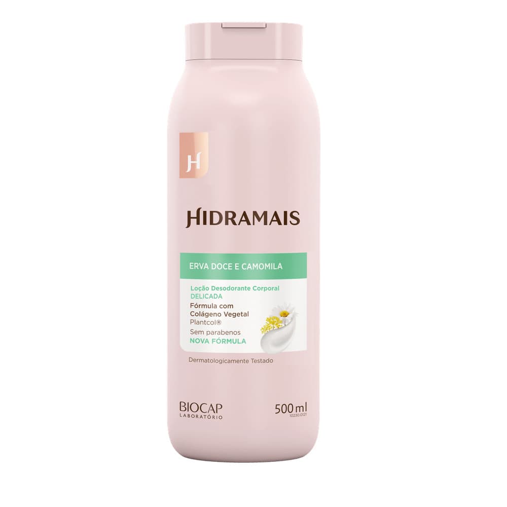 Loção Hidratante Erva Doce e Camomila 500ml Hidramais (436)