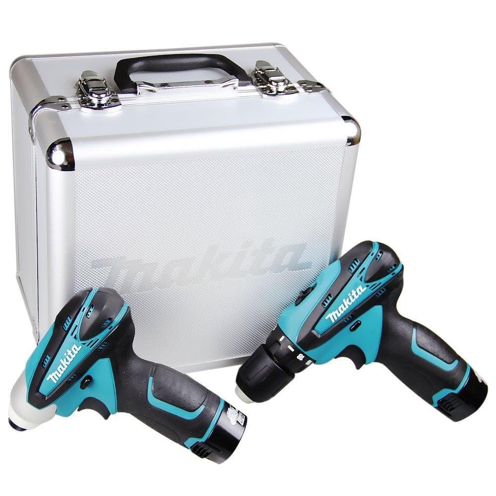 Combo de Parafusadeira Impacto e Furadeira Parafusadeira 12V Li-ion Bivolt com Maleta Makita