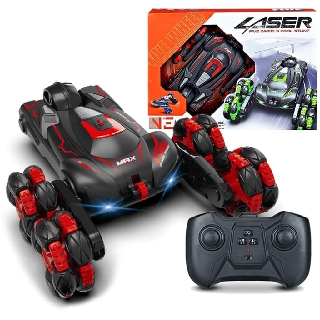 Carrinho Controle Remoto 360º Laser Five Wheels Cool Stunt