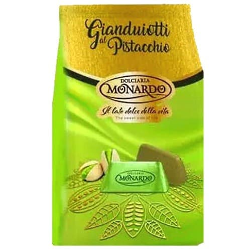 Bombom de Chocolate Gianduiotti Pistache - Importado Itália